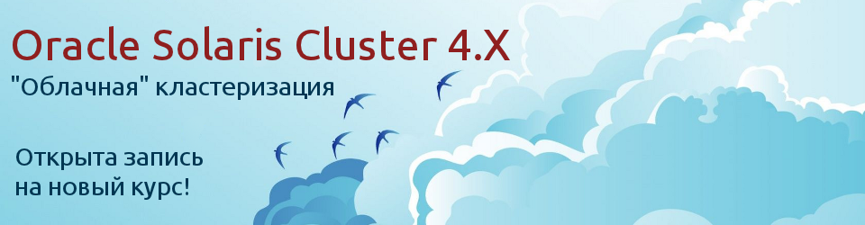 Oracle Solaris Cluster 4.X